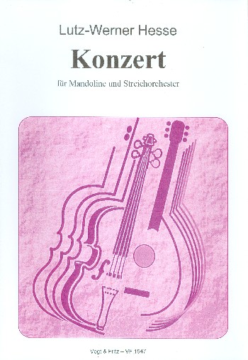 Konzert für Mandoline und  Streichorchester  Partitur