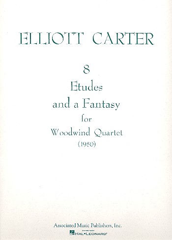 8 Etudes and a Fantasy for flute, oboe,  clarinet and bassoon  parts
