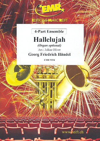 Hallelujah for 4-part ensemble&nbsp;&nbsp;(organ ad lib.)&nbsp;&nbsp;score and parts
