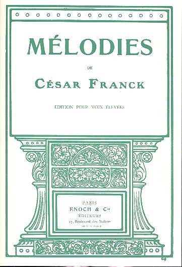 Melodies pour voix élevée et piano    