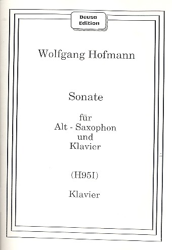 Sonate H95I für Altsaxophon und Klavier    