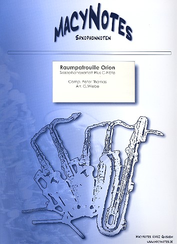 Raumpatrouille für 5 Saxophone&nbsp;&nbsp;Partitur und Stimmen&nbsp;&nbsp;
