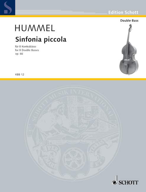 Sinfonia piccola op. 66&nbsp;&nbsp;für 8 Kontrabässe&nbsp;&nbsp;Partitur und Stimmen