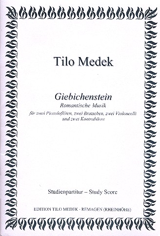 Giebichenstein  für 2 Piccoloflöten, 2 Violen, 2 Violoncelli und 2 Kontrabässe  Partitur und Stimmen