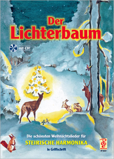 Der Lichterbaum (+CD)  für Steirische Harmonika (in Griffschrift)  