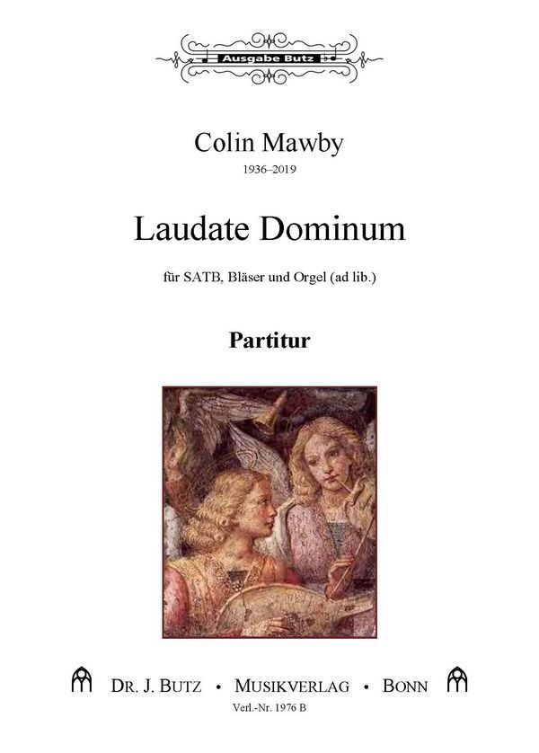Laudate Dominum  für gem Chor und Bläser (Orgel ad lib)  Partitur