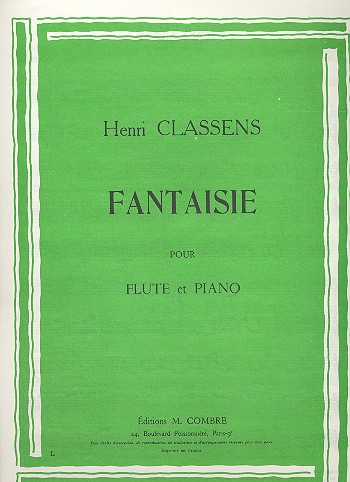 Fantaisie pour flute et piano&nbsp;&nbsp;&nbsp;&nbsp;