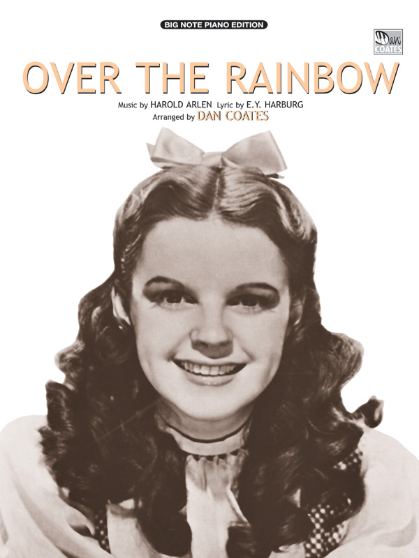 Over the Rainbow: for big note piano  (vocal/guitar)  