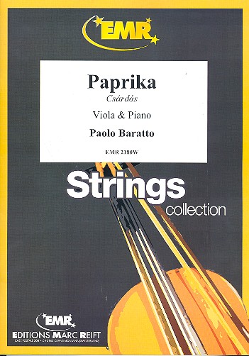 Paprika - Csárdás for viola and piano&nbsp;&nbsp;&nbsp;&nbsp;