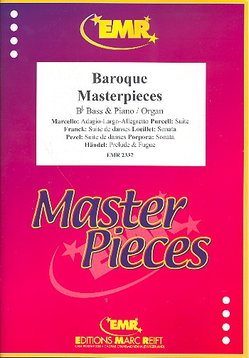 Baroque Masterpieces for bass in b flat&nbsp;&nbsp;and piano (organ)&nbsp;&nbsp;