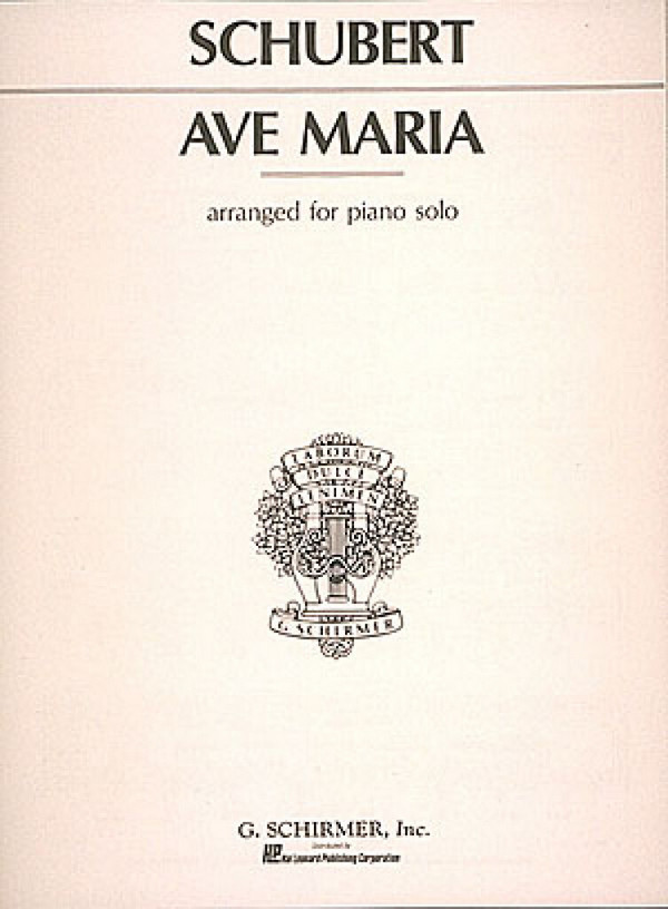 Ave Maria  for piano  