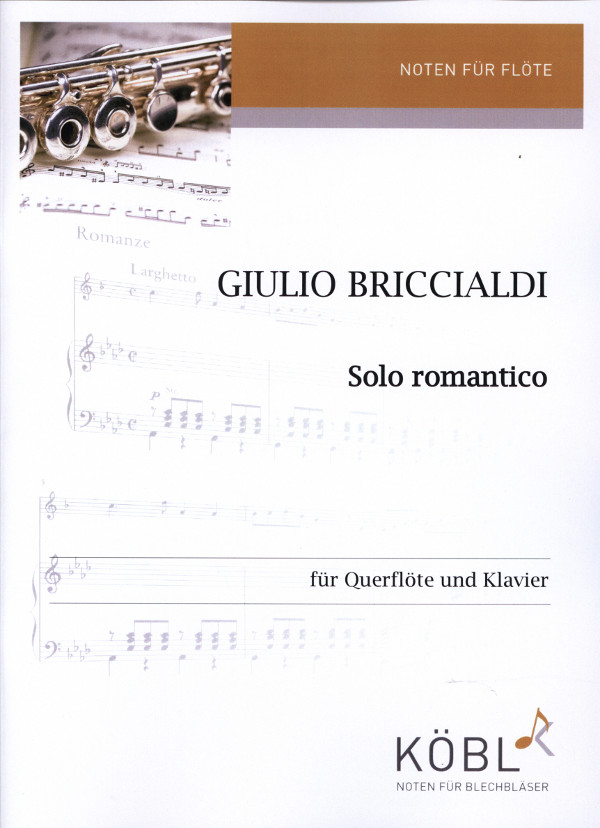 Solo romantico op.72 für Flöte und Klavier    