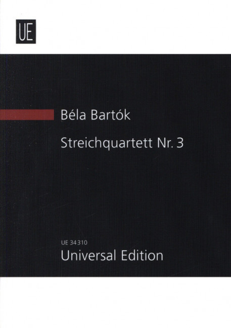 Quartett Nr.3 für 2 Violinen, Viola&nbsp;&nbsp;und Violoncello&nbsp;&nbsp;Studienpartitur