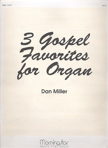 3 Gospel Favorites  for organ  