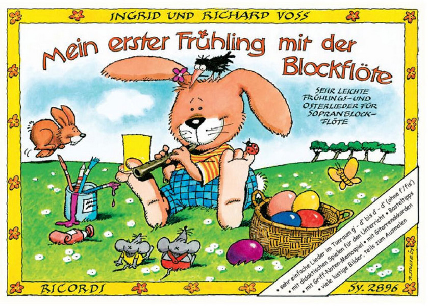 Mein erster Frühling mit der Sopranblockflöte&nbsp;&nbsp;(mit Text)&nbsp;&nbsp;