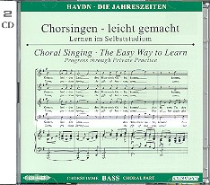 Die Jahreszeiten  2 CDs Chorstimme Bass und Chorstimmen  ohne Bass