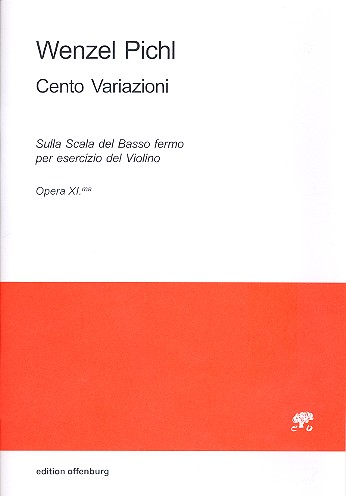 100 variazioni sula scala del basso  fermo op.11 für Violine  