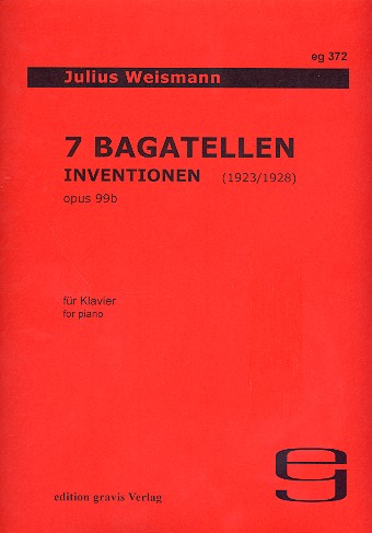 7 Bagatellen op.99b  für Klavier  