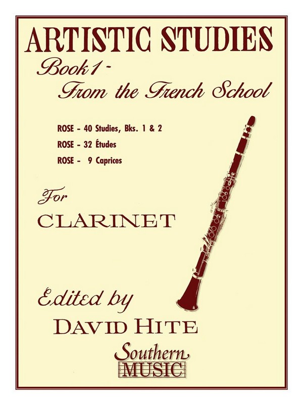 Artistic Studies from the French School  for clarinet  