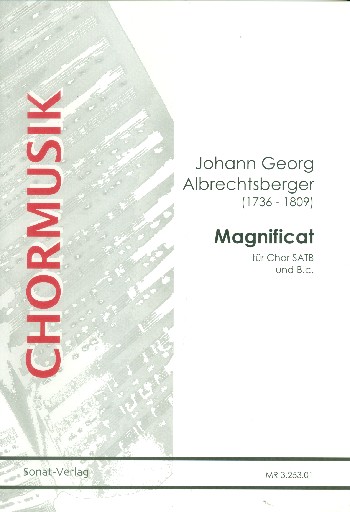 Magnificat  für gem Chor und Orgel  Partitur