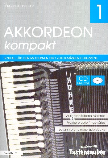 Akkordeon kompakt Band 1 (+CD)  Schule für Akkordeon  