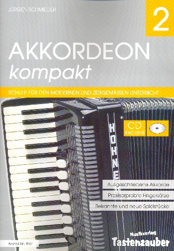 Akkordeon kompakt Band 2 (+CD)  für Akkordeon  