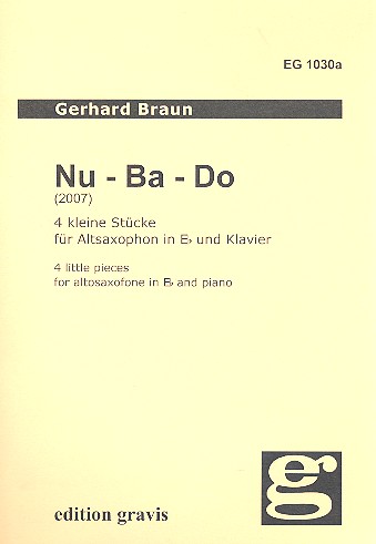 Nu-Ba-Do für Altsaxophon und Klavier    