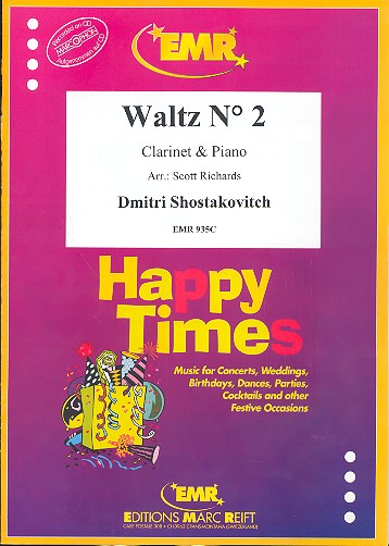 Waltz no.2 for clarinet and piano&nbsp;&nbsp;&nbsp;&nbsp;