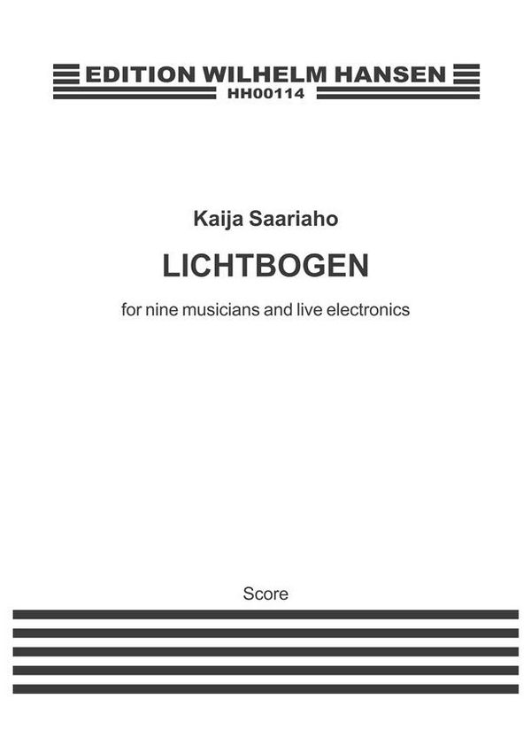 Lichtbogen&nbsp;&nbsp;for nine musicians and live electronics&nbsp;&nbsp;score