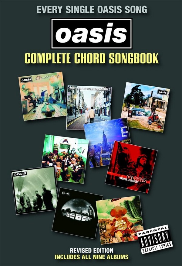 Oasis: Complete Chord Songbook&nbsp;&nbsp;songbook lyric/chords/guitar boxes&nbsp;&nbsp;revised edition 2009