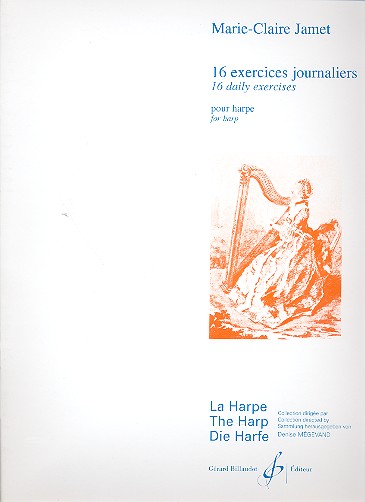 16 exercices journaliers pour harpe&nbsp;&nbsp;&nbsp;&nbsp;