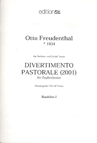 Divertimento pastorale für Zupforchester  Mandoline 2  
