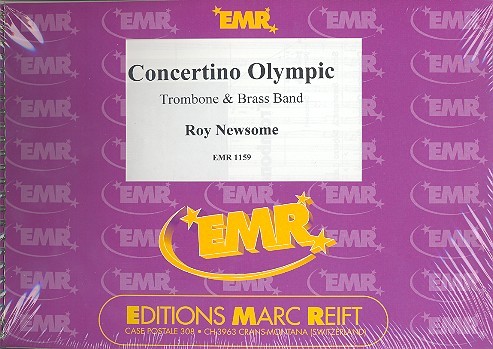 Concertino olympique for trombone&nbsp;&nbsp;and brass band&nbsp;&nbsp;score and parts