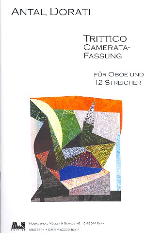 Trittico  für Oboe und 12 Streicher  Partitur