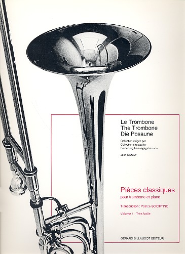 Pièces classiques vol.1 pour trombone&nbsp;&nbsp;et piano&nbsp;&nbsp;