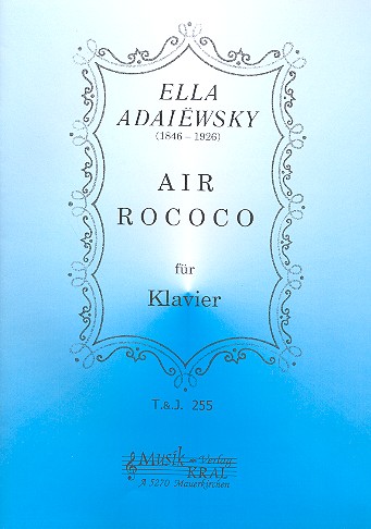 Air Rococo  für Klavier  
