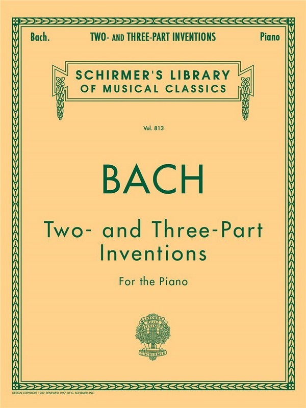 2- and 3-part Inventions  for piano  
