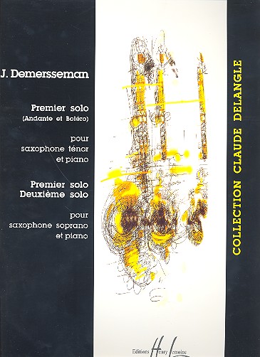 3 solos  pour saxophone ténor (soprano) et piano  
