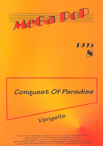 Conquest of Paradise EInzelausgabe  für Keyboard  