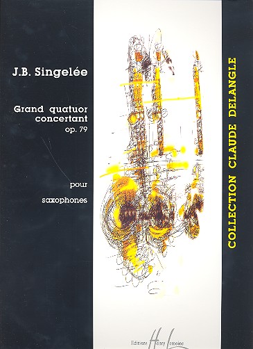 Grand quatuor concertant op.79&nbsp;&nbsp;pour 4 saxophones (SATBar)&nbsp;&nbsp;partition et parties