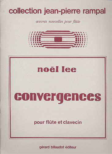 Convergences pour flute et clavecin&nbsp;&nbsp;&nbsp;&nbsp;
