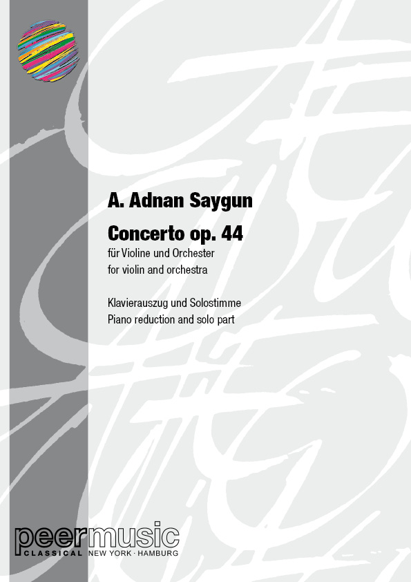 Concerto op.44  for violin and orchestra  violin and piano