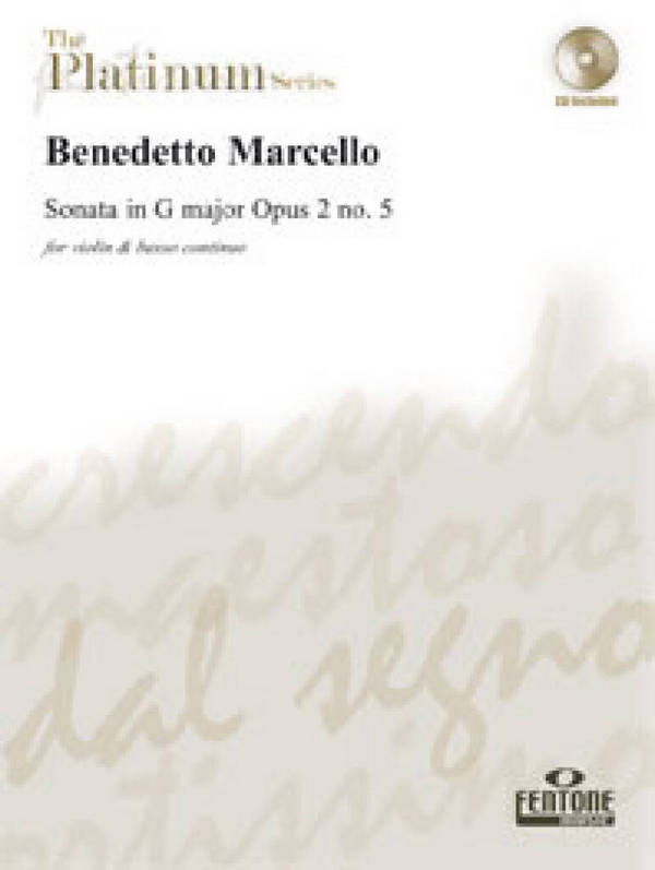 Sonata g major op.2,5 (+CD)&nbsp;&nbsp;für Violine und Bc&nbsp;&nbsp;