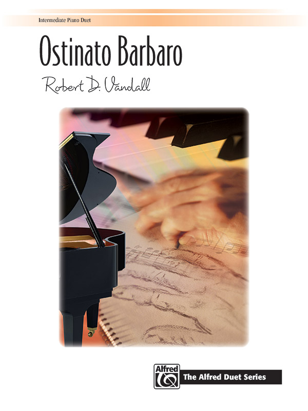 Ostinato Barbaro for piano 4 hands  score  
