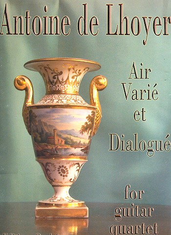 Air varié et dialogué  for 4 guitars  score and parts