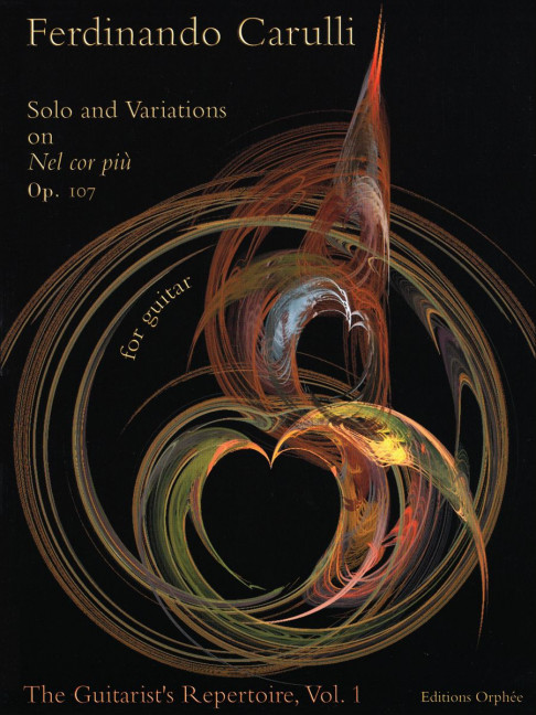 Solo and Variations on Nel cor più op.107&nbsp;&nbsp;for guitar&nbsp;&nbsp;