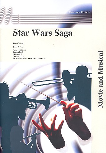 Star Wars Saga: for concert band&nbsp;&nbsp;full score&nbsp;&nbsp;