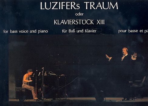 Klavierstück 13 (Luzifers Traum Werk Nr.51)  für Bass und Klavier (doppelseitig bedruckt)  