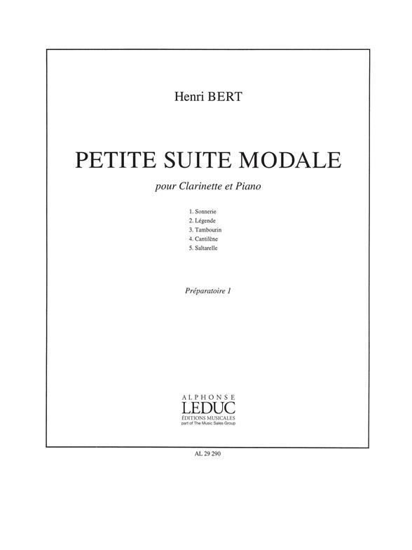 Petite Suite modale pour clarinette et piano    