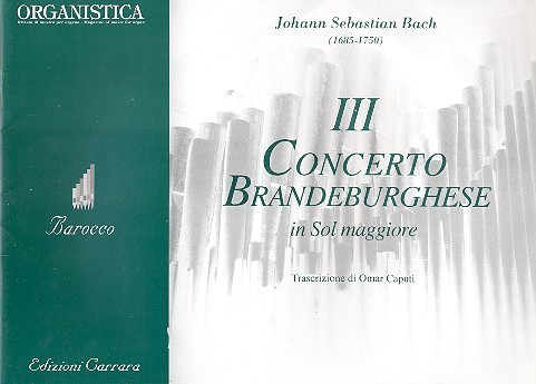 Brandenburgisches Konzert G-Dur Nr.3  für Orgel  